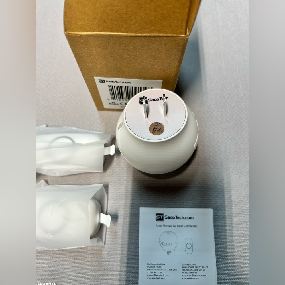 SadoTech Wireless Doorbell for Home 32 Different Doorbell Chimes Light Up - Picture 2 of 3